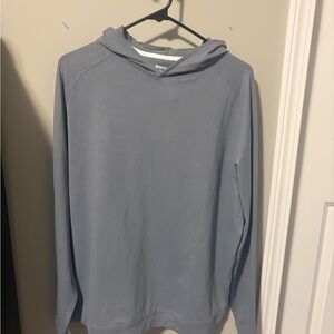 NWT PETER MILLAR Crown Sport Pine Performance Hoodie - Oslo Gray - M